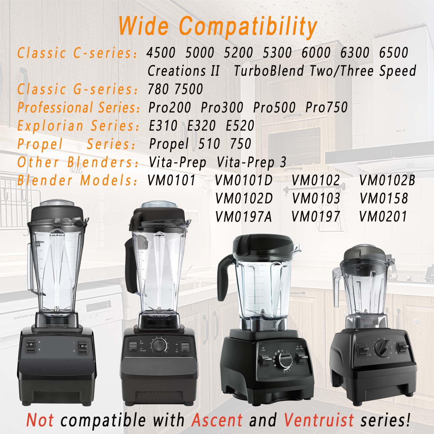 Amazon.com: EastFune for Blenders 64Oz Container, replace 5000
